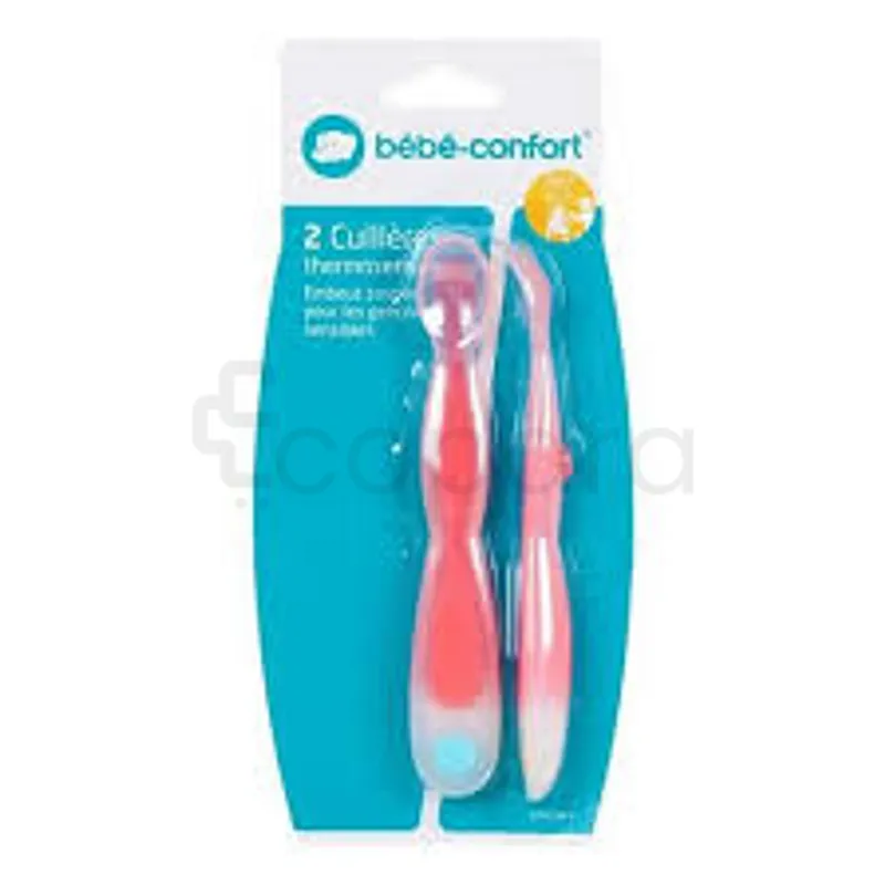 BEBE CONFORT CUILLERES SOUPLES THERMOSENSIBLES MAMAN TAILLE 1 +4MOIS BOITE DE 2