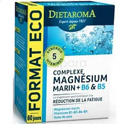 DIETAROMA COMPLEXE MAGNESIUM MARIN + B6 + B5 BOITE DE 120 CAPSULES