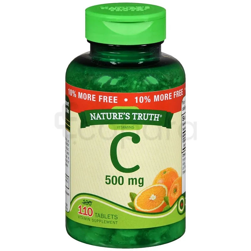 NATURE'S TRUTH VITAMINS C 500G BOITE DE 110 COMPRIMES