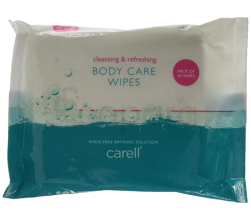 CARELL BODY CARE WIPES BOITE DE 60