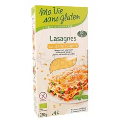 MA VIE SANS GLUTEN LASAGNE AUX LENTILLES JAUNES SANS GLUTEN 250G