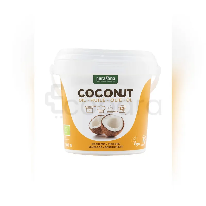 PURASANA HUILE DE NOIX DE COCO DESODORISEE 500ML REFERENCE PURAKO01