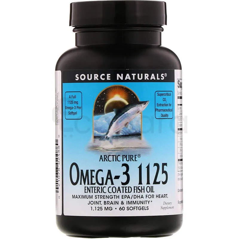 SOURCE NATURALS OMEGA-3 1125 BOITE DE 60