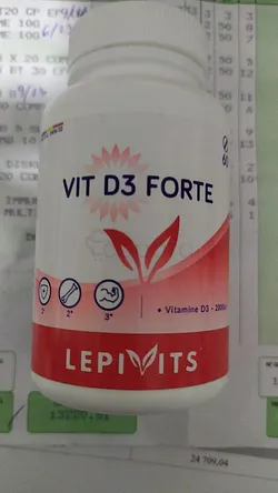 LEPIVITS VIT D3 FORTE 2000UI BOITE DE 60 CAPSULES