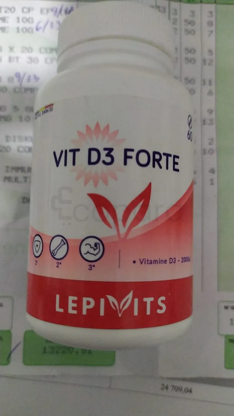 LEPIVITS VIT D3 FORTE 2000UI BOITE DE 60 CAPSULES