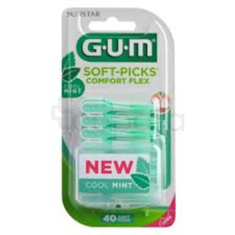 GUM SOFT-PICKS CONFORT MENTHOLE BOITE DE 40 REFERENCE 670