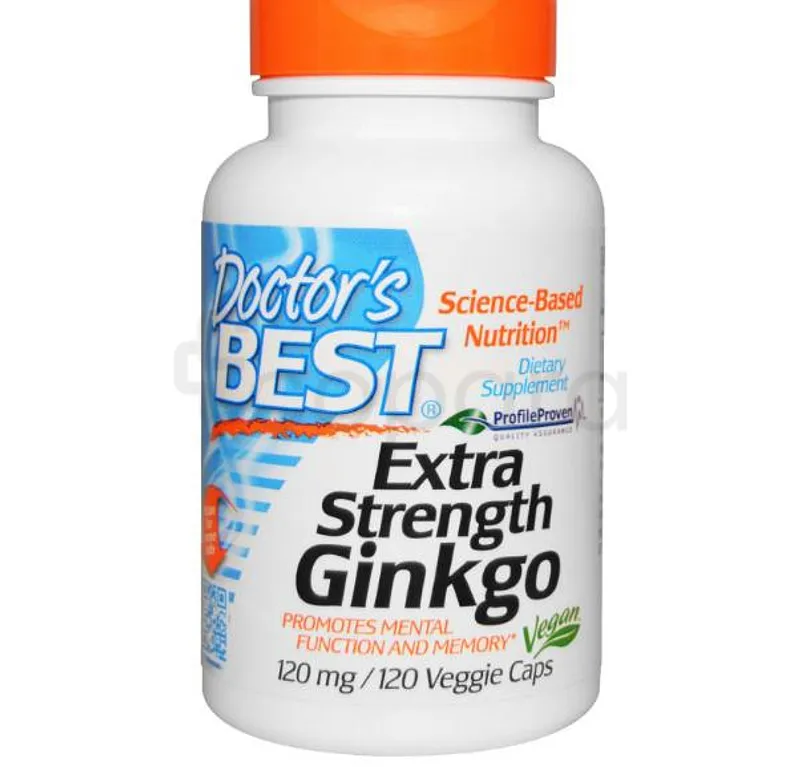 DOCTOR'S BEST EXTRA STRENGTH GINKGO 120MG BOITE DE 120 CAPSULES