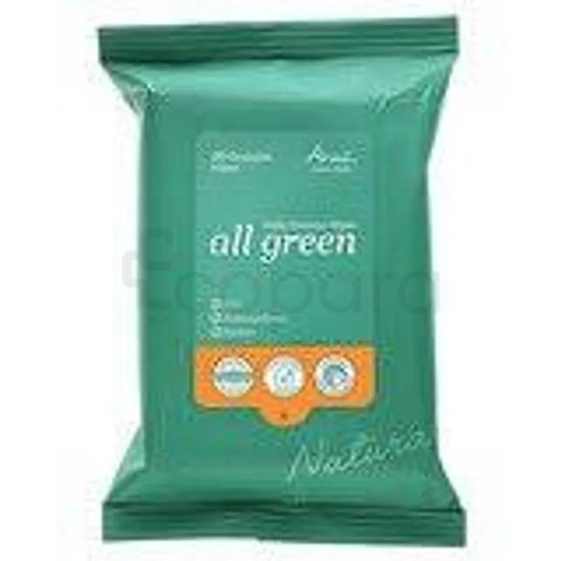 ARIUL ALL GREEN LINGETTES BOITE DE 40