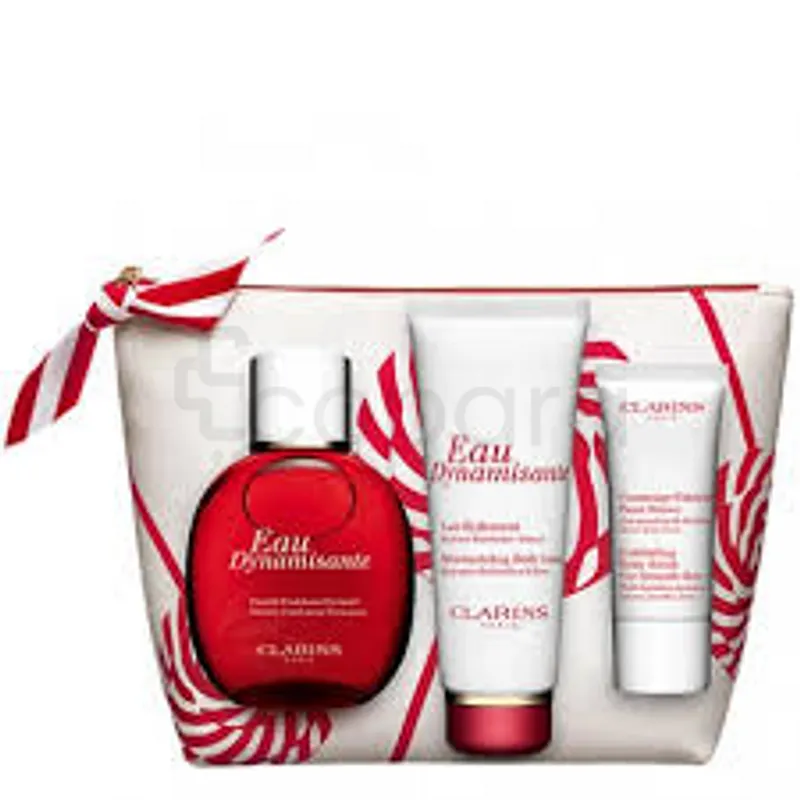 CLARINS COFFRET HYDRA ESSENTIEL 50ML + FRESH SCRUB 15ML + SOS HYDRA MASQUE 15ML