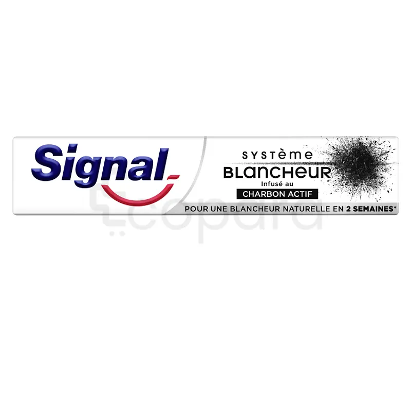 SIGNAL BLANCHEUR AU CHARBON ACTIVE DENTIFRICE 75ML