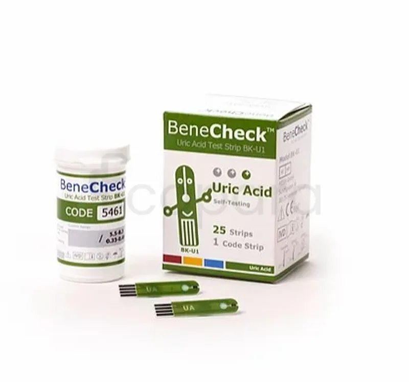 BENECHECK ACIDE URIQUE BOITE DE 25 BANDELETTES