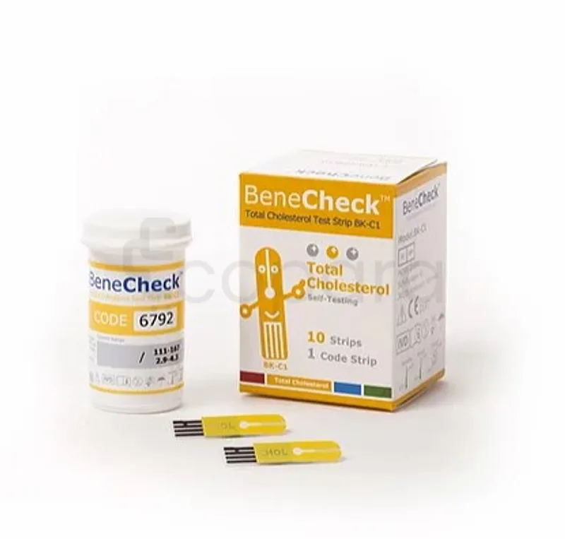 BENECHECK CHOLESTEROL TOTAL BOITE DE 10 BANDELETTES