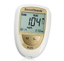 BENECHECK GOLD PLUS ANALYSEUR GLYCEMIE CHOLESTEROL REFERENCE BK 6-40 M