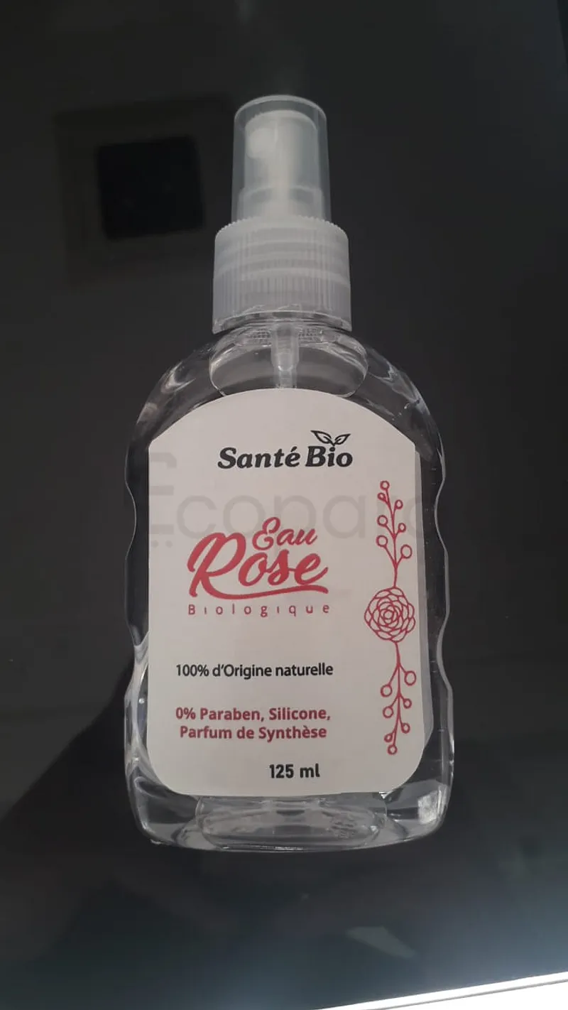 SANTE BIO EAU DE ROSE 100% D'ORIGINE NATURELLE 125ML