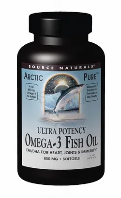 SOURCE NATURALS ARCTIC PURE OMEGA 3 850MG BOITE DE 60 CAPSULES