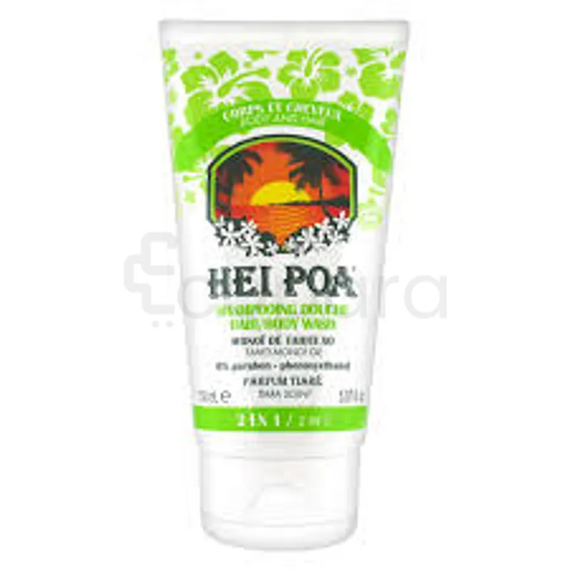 SPA HEI POA SHAMPOOING DOUCHE CORPS ET CHEVEUX TIARE 150ML