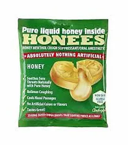 HONEE HONEY MENTHOL EUCALYPTUS DROPS