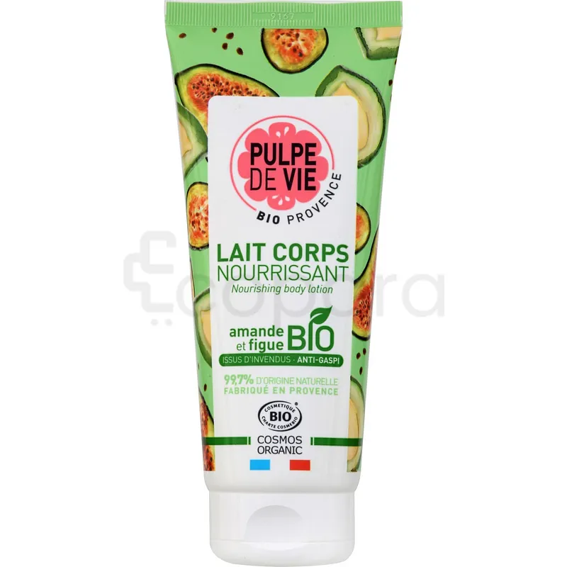 PULPE DE VIE BIO LAIT NOURRISSANT CORPS AMANDE ET FIGUE 200ML