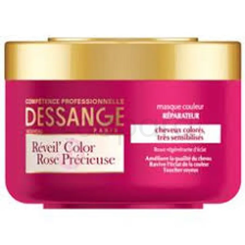 DESSANGE MASQUE REVEIL'COLOR ROSE PRECIEUSE COULEUR REPARATEUR 250ML