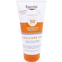 EUCERIN SUN GEL CREME DRY TOUCH HUILE CONTROL TOUCHER SEC SENSITIVE PROTECT 200ML