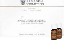 JANSSEN COSMETICS SOIN ECLAIRCISSANT 2 PHASE MELAFADIN CONCENTRATE 4*10ML