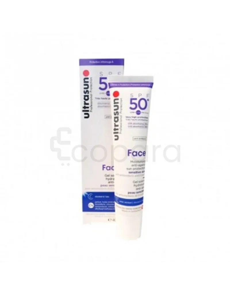 ULTRASUN FACE GEL SOLAIRE SPF50+ 40ML