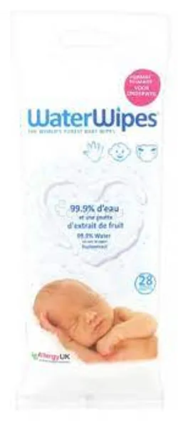 WATERWIPES LINGETTES BEBE BOITE DE 28