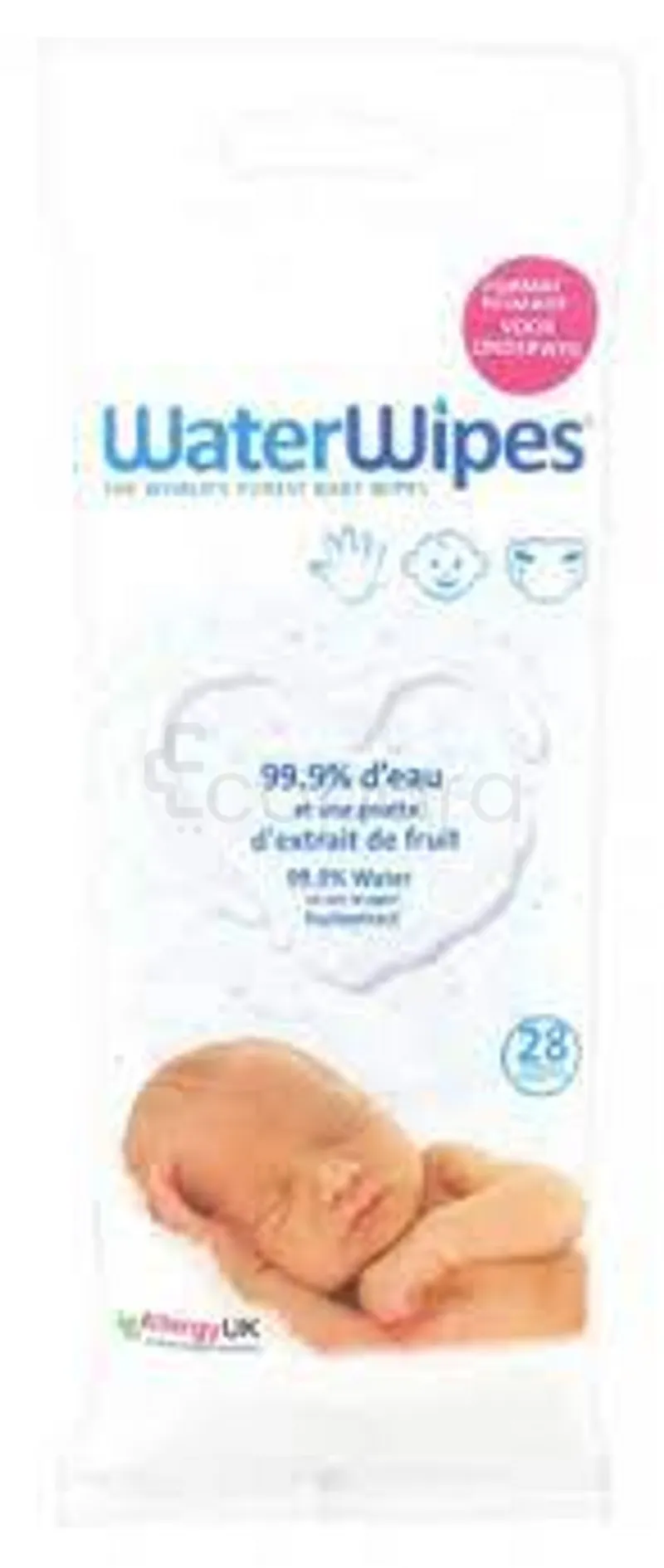 WATERWIPES LINGETTES BEBE BOITE DE 28