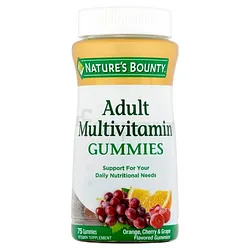NATURE'S ADULT MULTIVITAMIN GUMMIES BOITE DE 75