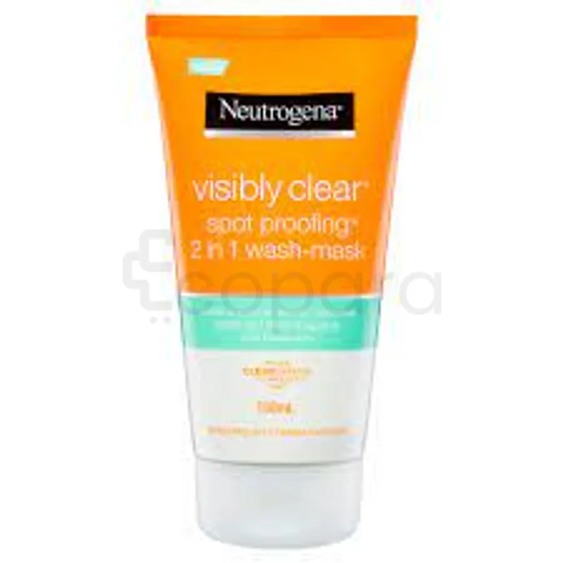 NEUTROGENA VISIBLY CLEAR SPOT PROOFING 2 IN 1 WASH MASK 150ML