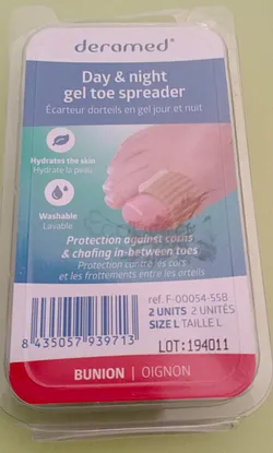 DERAMED FOOTCARE FRESCO EPANDEUR D'OIGNON EN GEL JOUR ET NUIT TAILLE L REFERENCE 54-55B