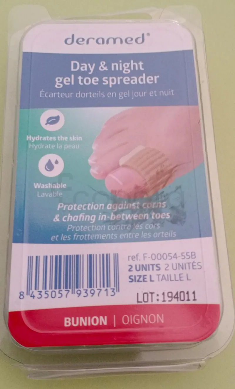 DERAMED FOOTCARE FRESCO EPANDEUR D'OIGNON EN GEL JOUR ET NUIT TAILLE L REFERENCE 54-55B