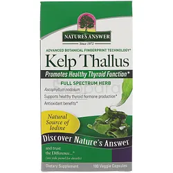 NATURE'S ANSWER KELP THALLUS BOITE DE 100