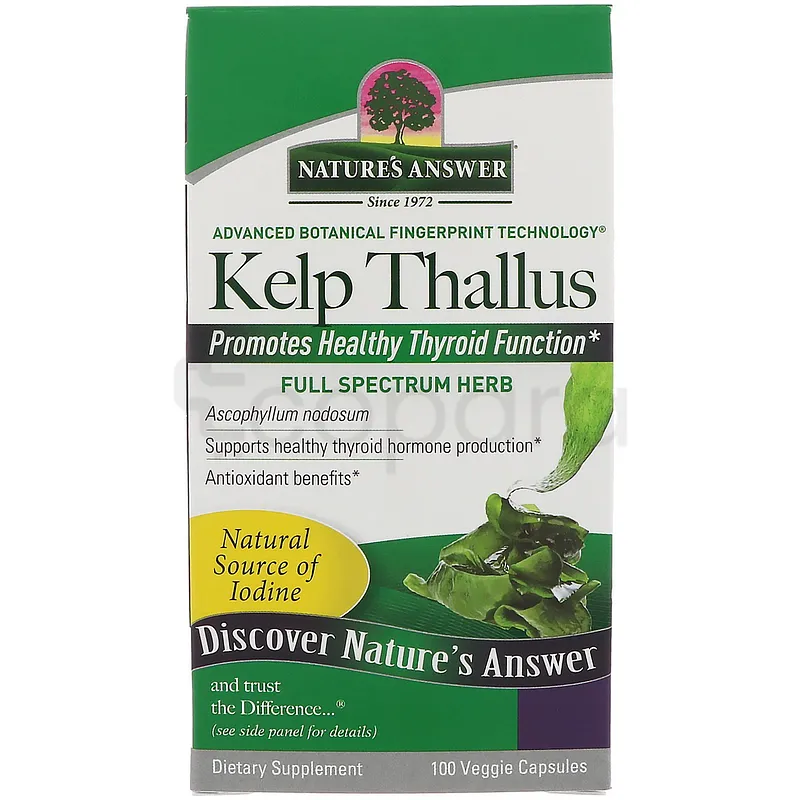 NATURE'S ANSWER KELP THALLUS BOITE DE 100