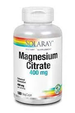 SOLARAY MAGNESIUM CITRATE 400MG BOITE DE 180