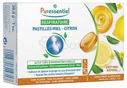PURESSENTIEL RESPIRATOIRE PASTILLES MIEL CITRON BOITE DE 18