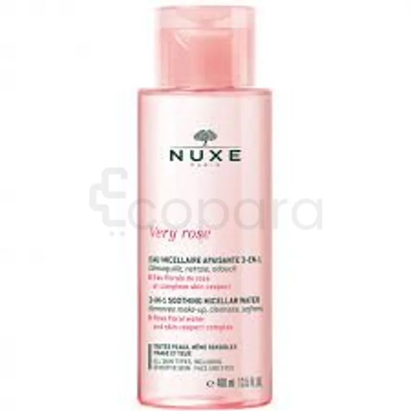 NUXE VERY ROSE EAU MICELLAIRE APAISANTE 3EN1 400ML