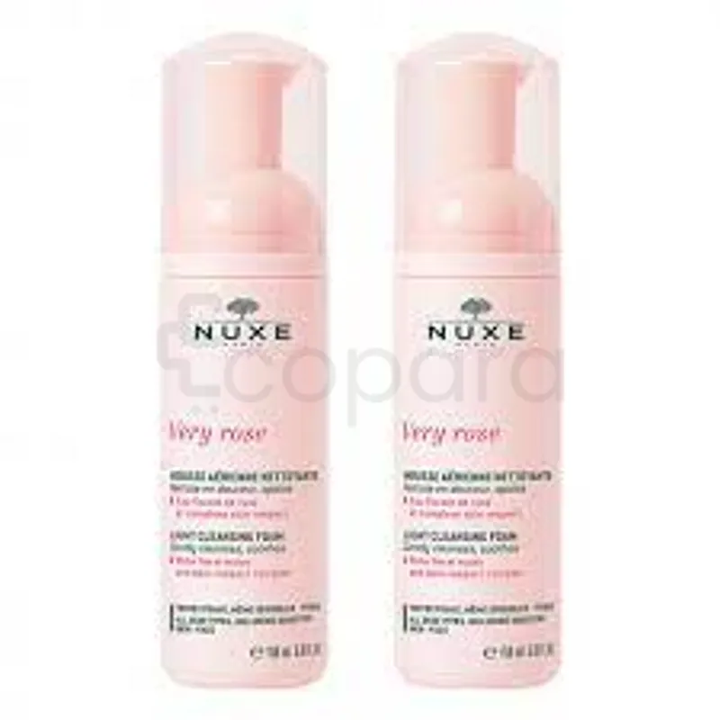 NUXE VERY ROSE MOUSSE AERIENNE NETTOYANTE 2*150ML