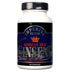 IMPERIAL ELIXIR KOREAN RED GINSENG  BOITE DE 100
