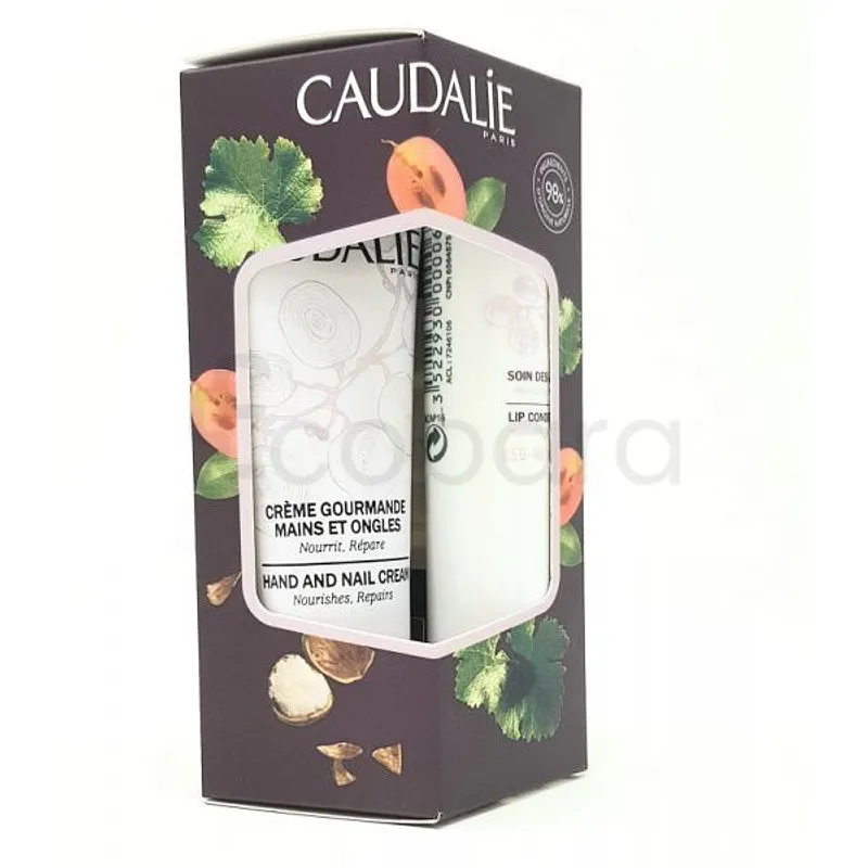 CAUDALIE DUO LIPHAND HIVER CREME MAINS 30ML + STICK A LEVRES 3.5G REFERENCE 2735