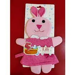 LILI CARE GANT DE SAVONNAGE ENFANT LAPIN POUR FILLE