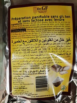 DR GF PREPARATION PANIFIABLE SANS GLUTEN 2KG