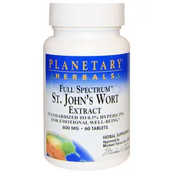 PLANETARY HERBALS ST.JOHN'S WORT EXTRACT 600MG BOITE DE 60 COMPRIMES