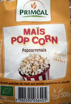 PRIMEAL MAIS POP CORN 500G