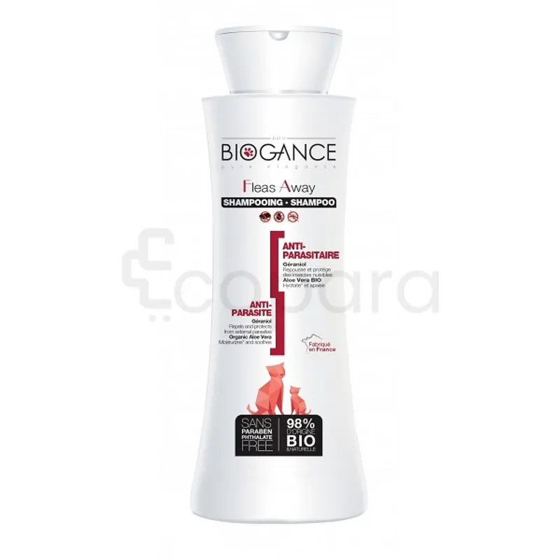 BIOGANCE SHAMPOOING ANTIPARASITAIRE CHAT 250ML