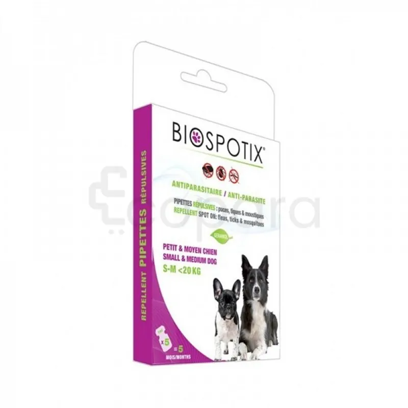 BIOGANCE BIOSPOTIX DOG SPOT ON PIPETTE S-M