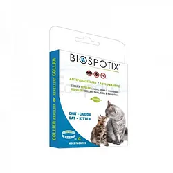 BIOSPOTIX RÉPULSIFS NATURELS COLLIER RÉPULSIF POUR CHAT/CHATON 35CM