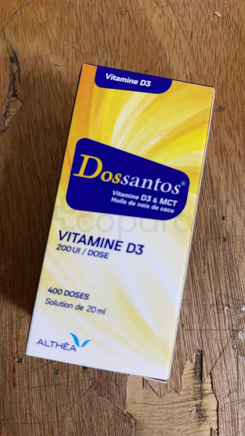 DOSSANTOS VITAMINE D3 & MCT 200UI/DOSE 20ML