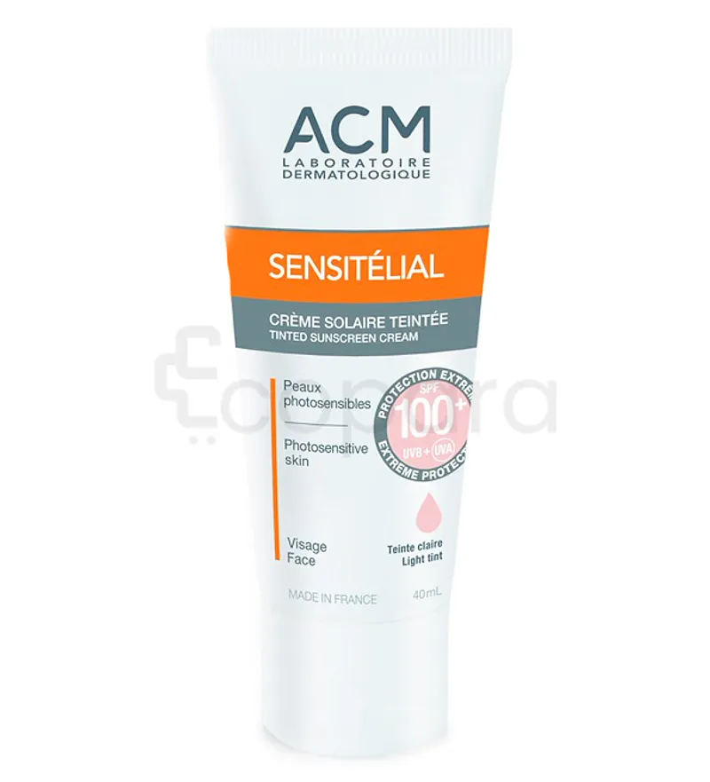 ACM SENSITELIAL ECRAN SOLAIRE TEINTE CLAIRE SPF100+ 40ML