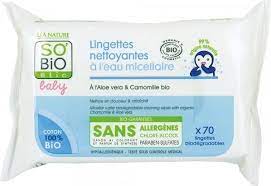 SO'BIO ETIC BABY LINGETTES NETTOYANTES BOITE DE 70